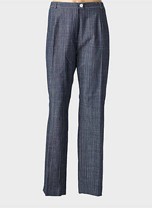 Pantalon droit stretch taille normale bleu 20/20 femme