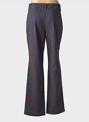 Pantalon flare stretch taille normale bleu LUCCHINI femme
