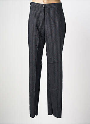 Pantalon droit stretch taille normale noir LUCCHINI femme
