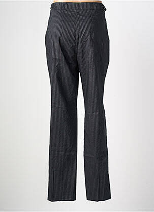 Pantalon droit stretch taille normale noir LUCCHINI femme