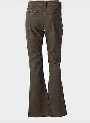 Jean coupe flare stretch taille normale vert JOST femme