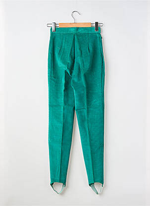 Pantalon slim stretch taille normale vert LUCCHINI femme