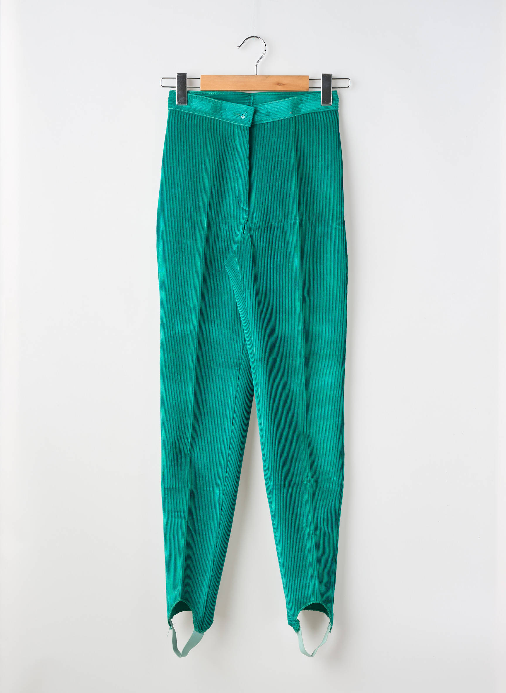 Pantalon slim stretch taille normale vert LUCCHINI femme