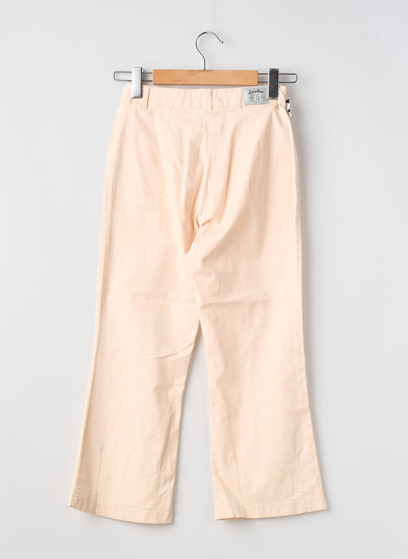 Pantacourt stretch taille normale rose LUCCHINI femme