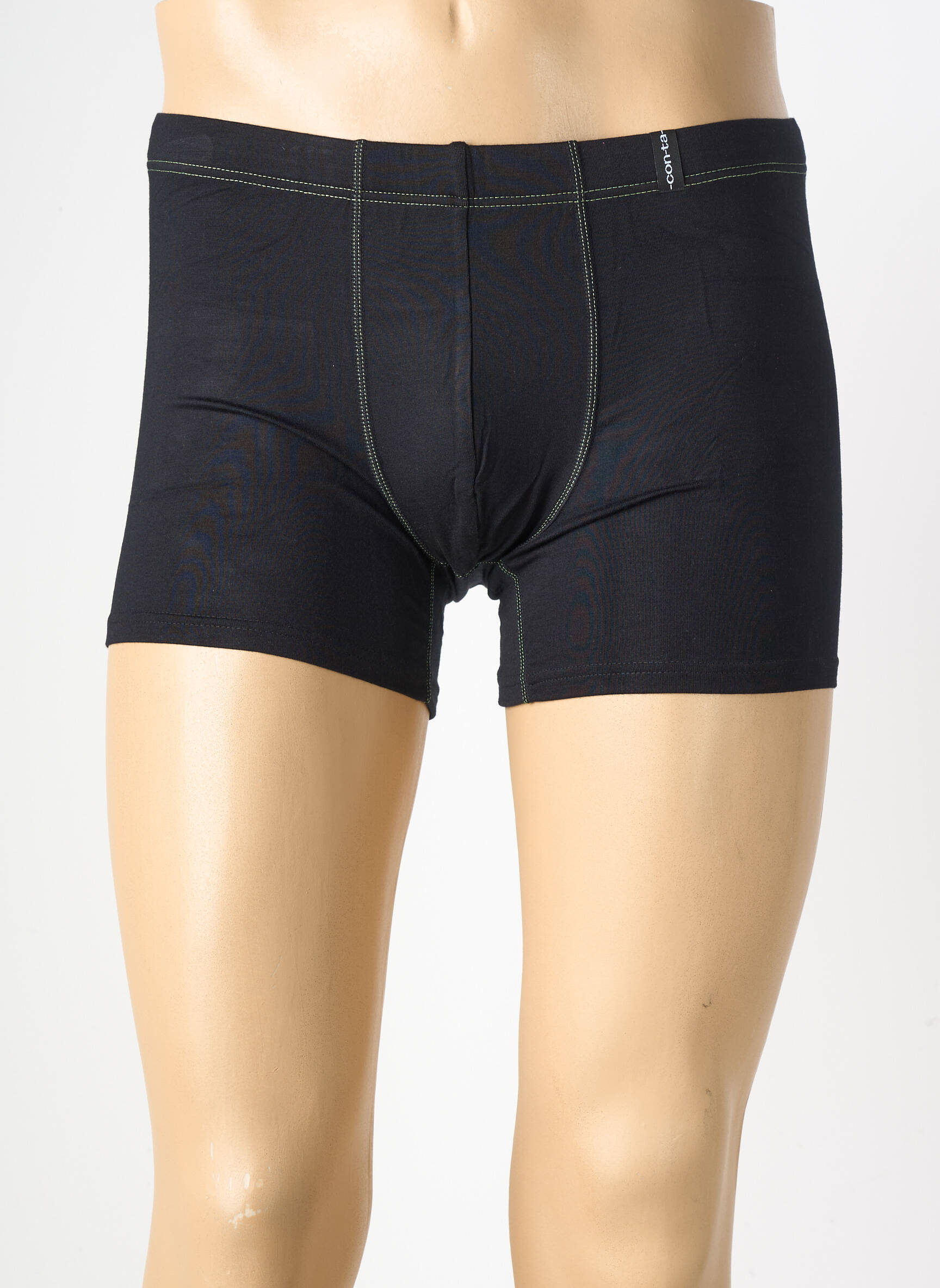Boxer stretch noir CON-TA homme