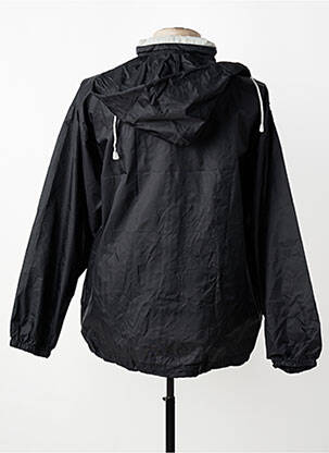 Coupe-vent resserrée sur le bas a capuche noir CBK homme