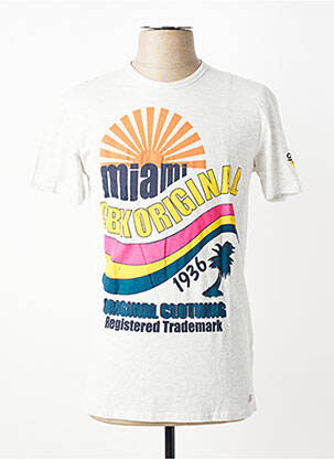T-shirt stretch manches courtes gris CBK homme