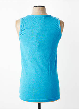 Débardeur coupe cintrée sans manche bleu CBK homme