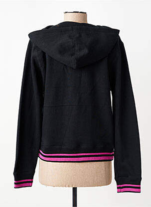 Veste casual col rond noir KALAÏS femme