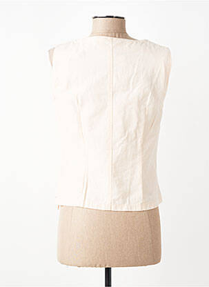 Top col carré sans manche rose LUCCHINI femme