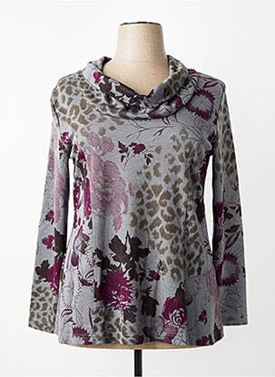 Top manches longues manches longues gris 20/20 femme