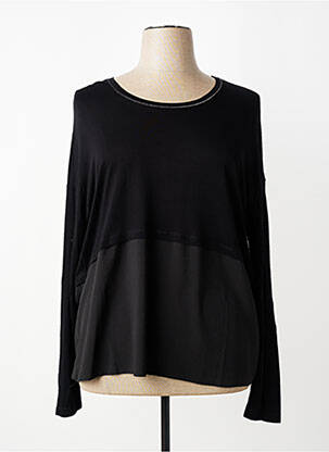 Top manches longues manches longues noir CONCEPT K femme