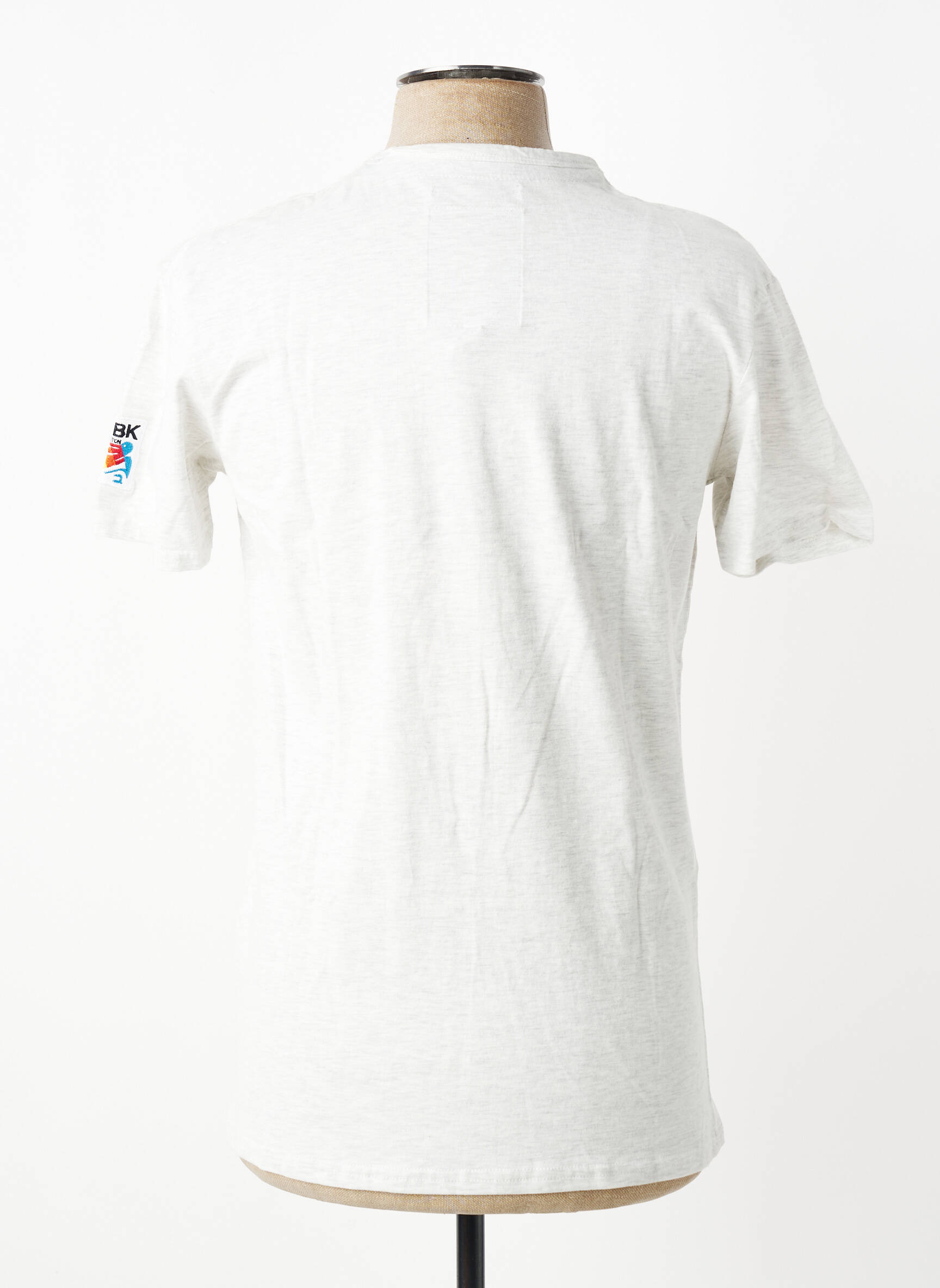 T-shirt stretch manches courtes gris CBK homme
