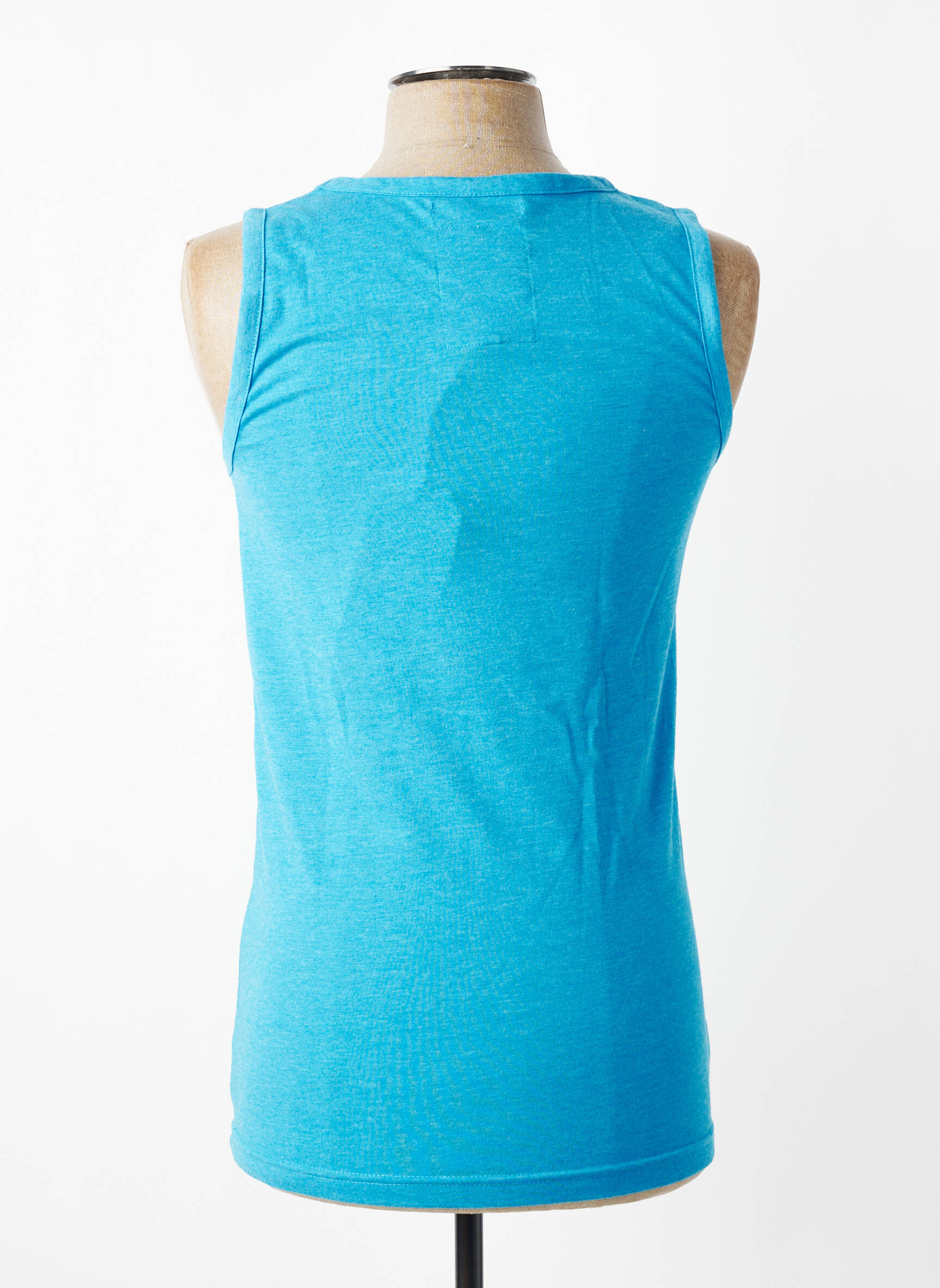 Débardeur coupe cintrée sans manche bleu CBK homme