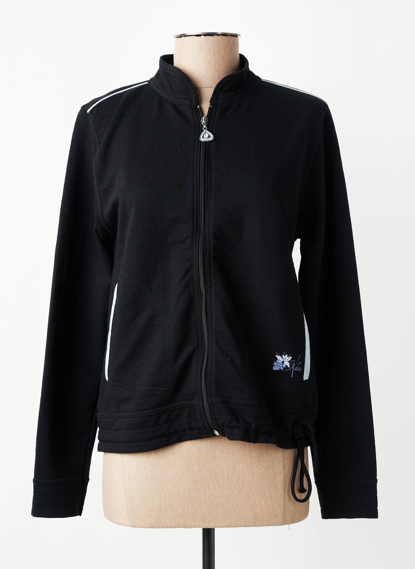 Veste casual poches noir KALAÏS femme