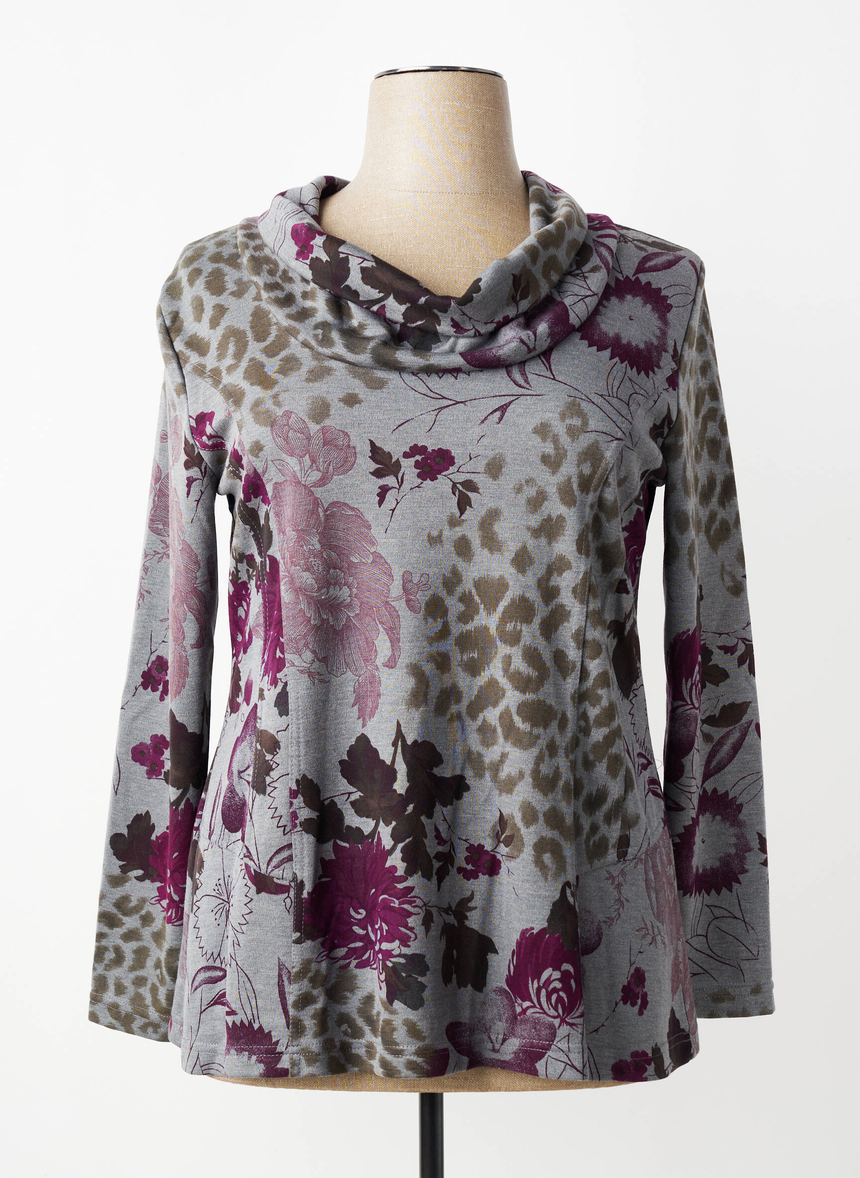 Top manches longues manches longues gris 20/20 femme
