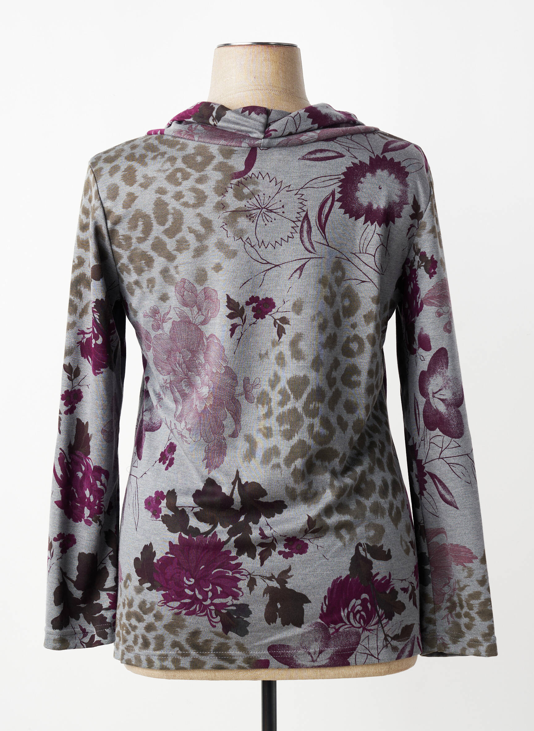 Top manches longues manches longues gris 20/20 femme