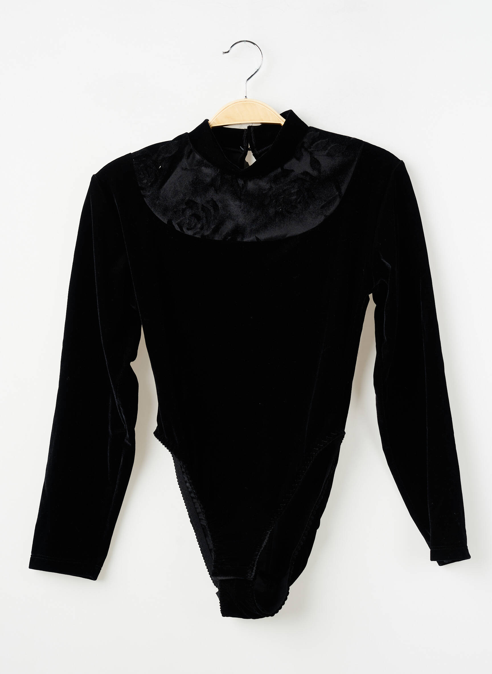 Body stretch manches longues noir ANNE DARCEY femme