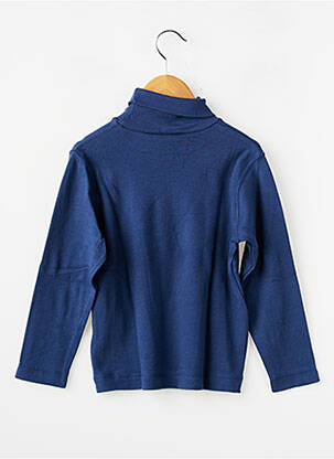 Sous-pull stretch manches longues bleu PETIT BATEAU enfant