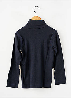 Sous-pull stretch manches longues bleu PETIT BATEAU enfant
