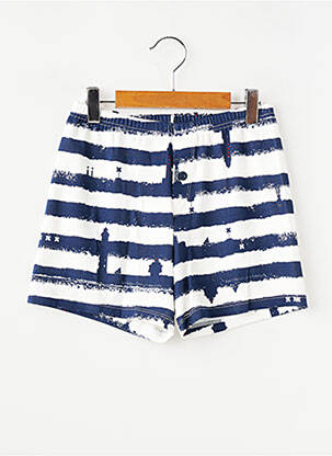 Short stretch taille élastique bleu PETIT BATEAU garçon