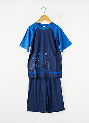 Pyjashort bleu PETIT BATEAU garçon