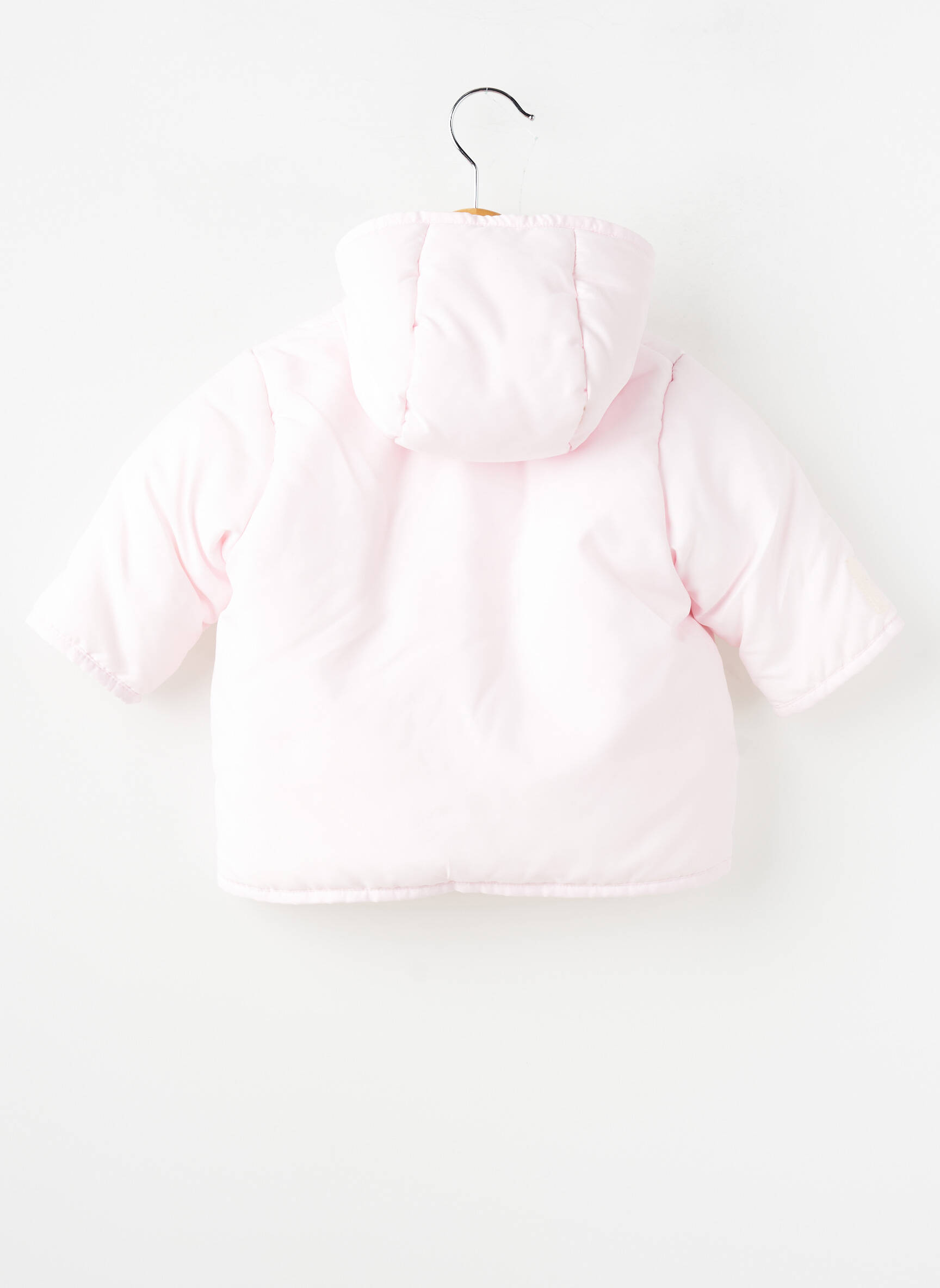 Doudoune poches a capuche rose PETIT BATEAU fille