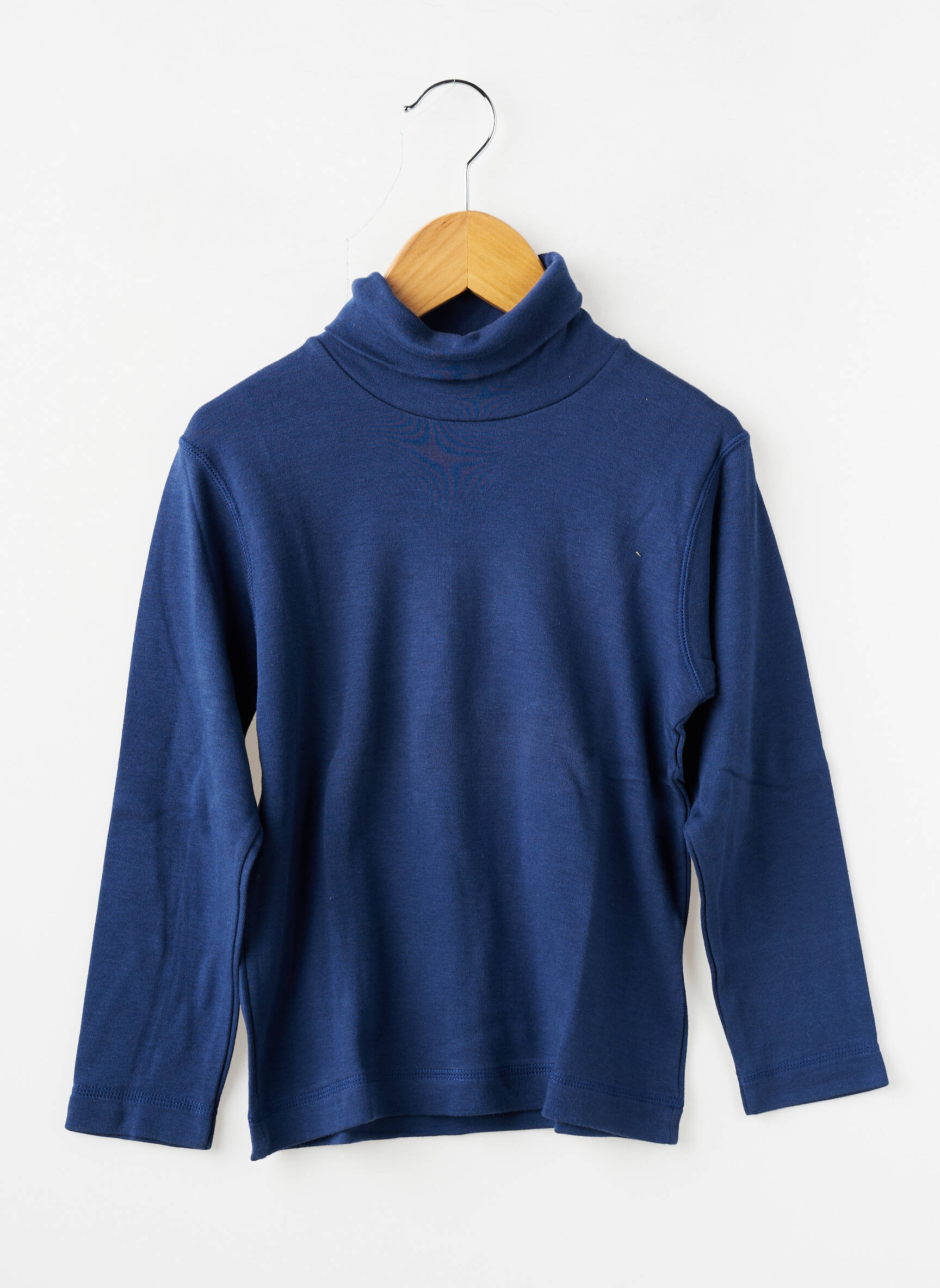 Sous-pull stretch manches longues bleu PETIT BATEAU enfant