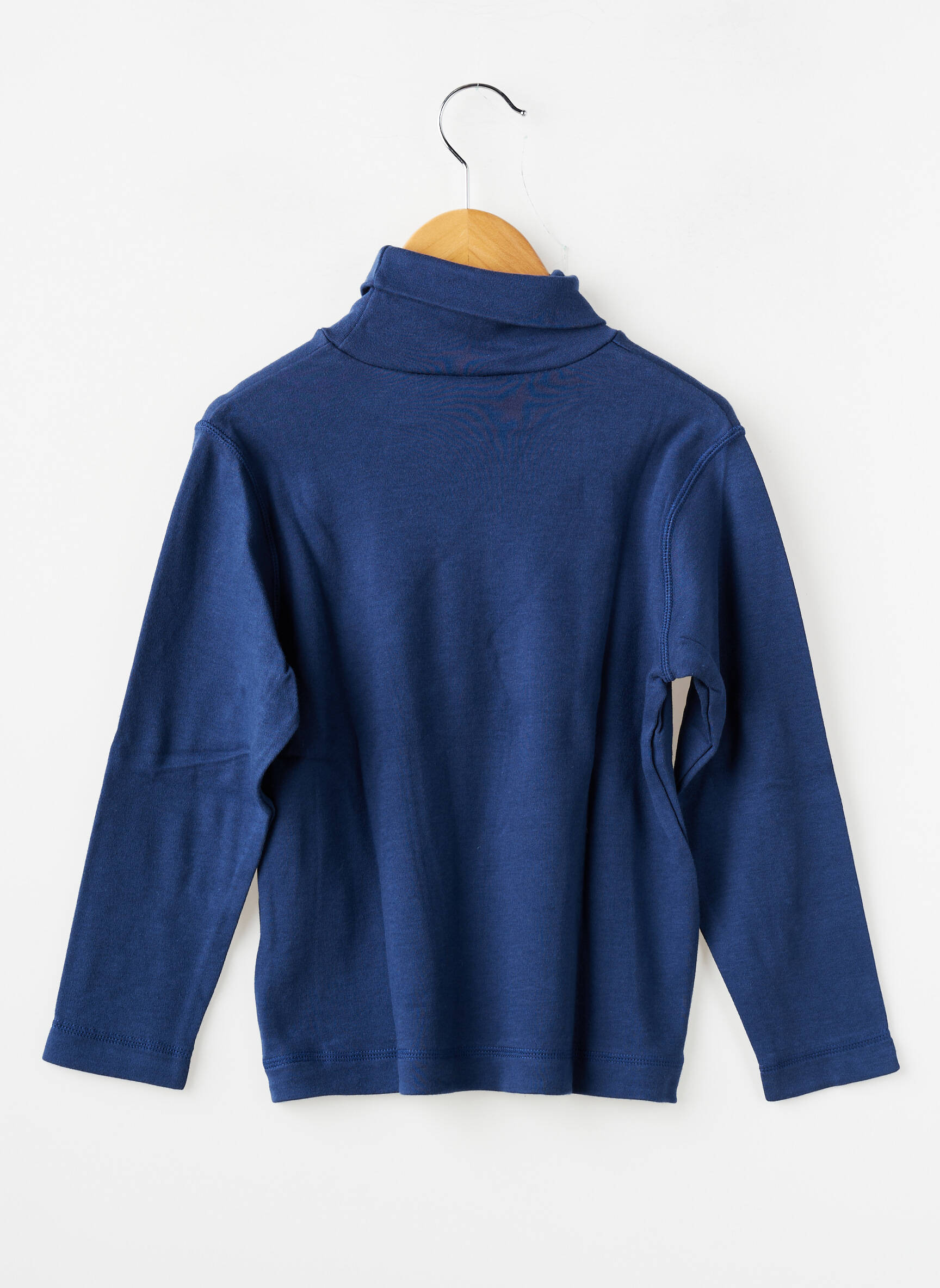 Sous-pull stretch manches longues bleu PETIT BATEAU enfant