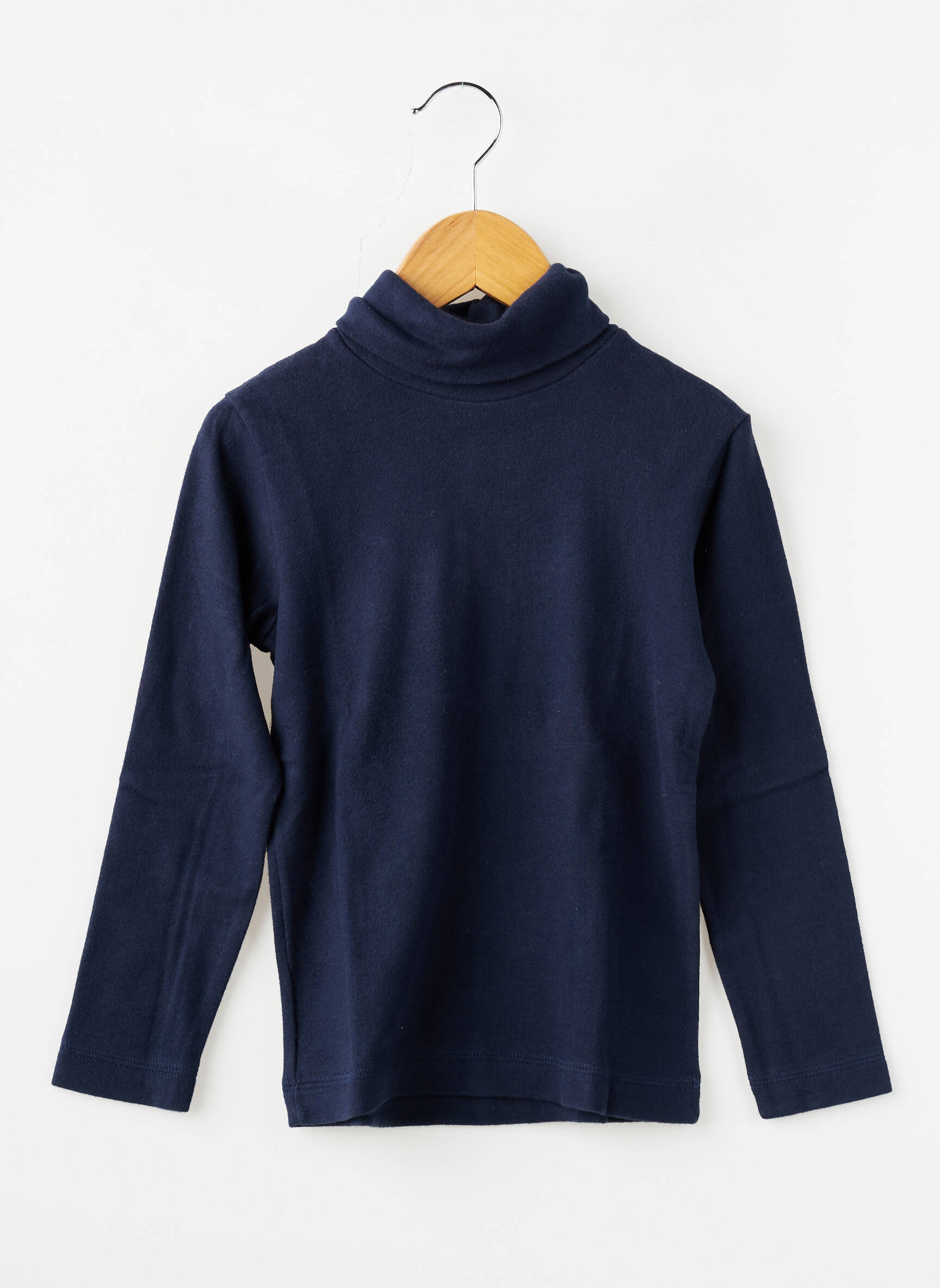 Sous-pull stretch manches longues bleu PETIT BATEAU enfant