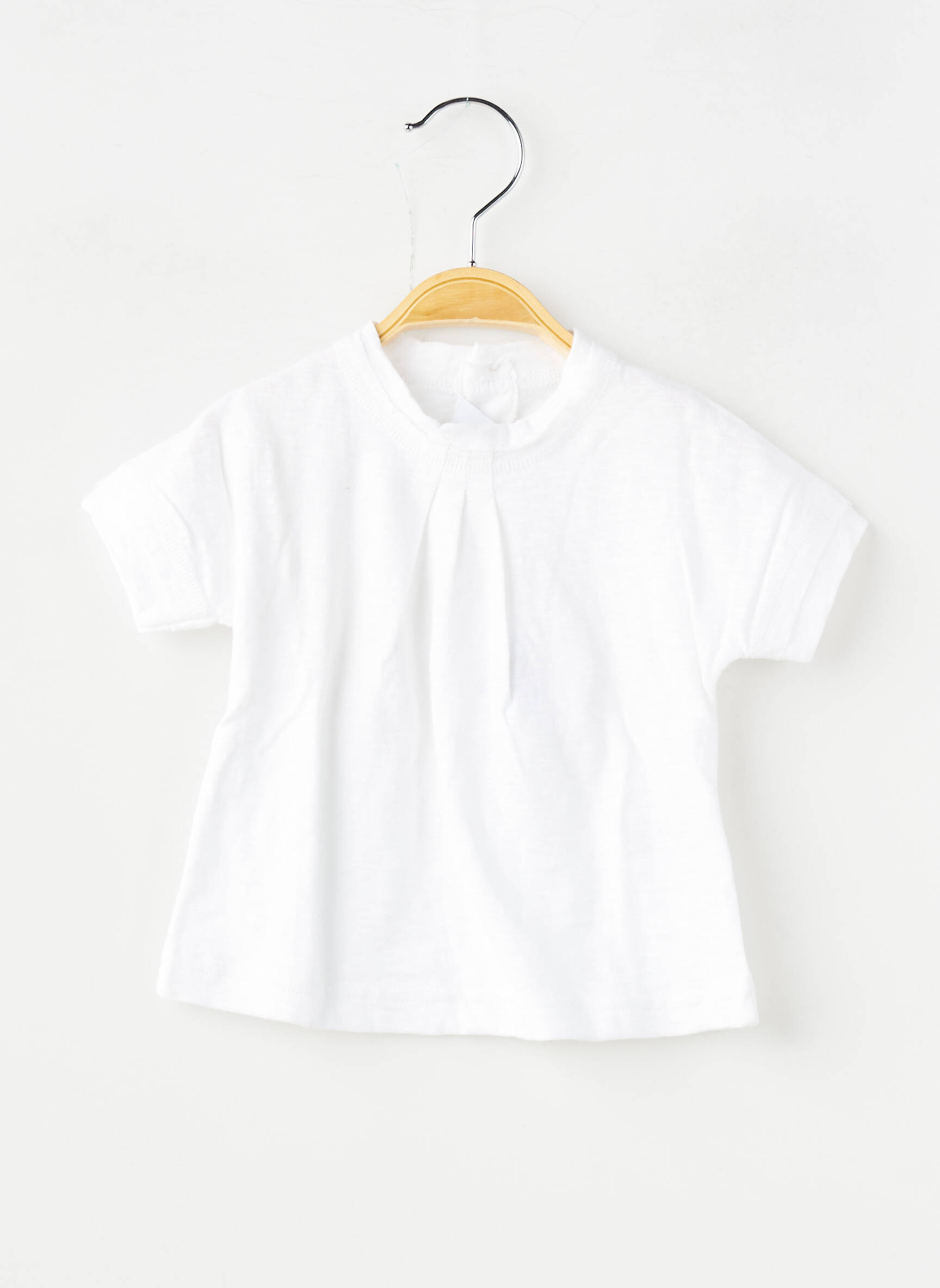 T-shirt stretch manches courtes blanc PETIT BATEAU garçon