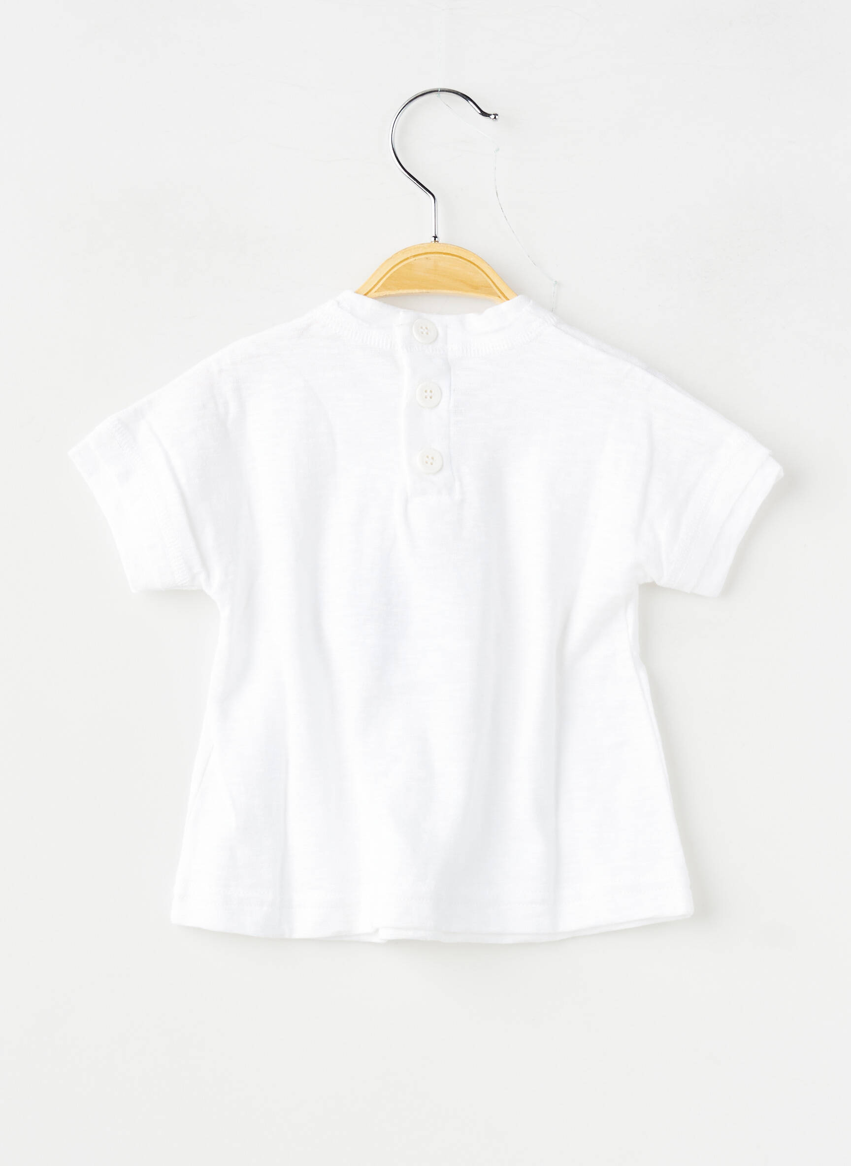 T-shirt stretch manches courtes blanc PETIT BATEAU garçon