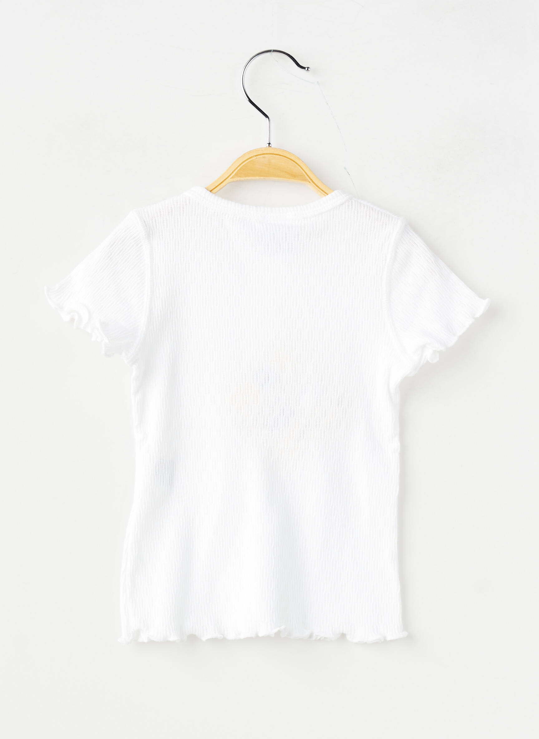 T-shirt coupe cintrée manches courtes blanc PETIT BATEAU fille