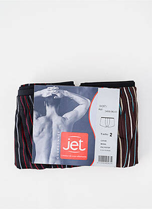 Boxer stretch noir JET homme