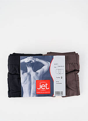 Boxer stretch noir JET homme