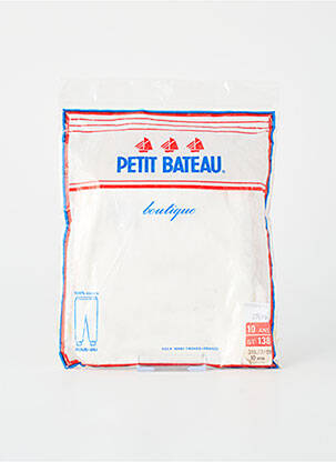 Jogging stretch taille élastique blanc PETIT BATEAU garçon