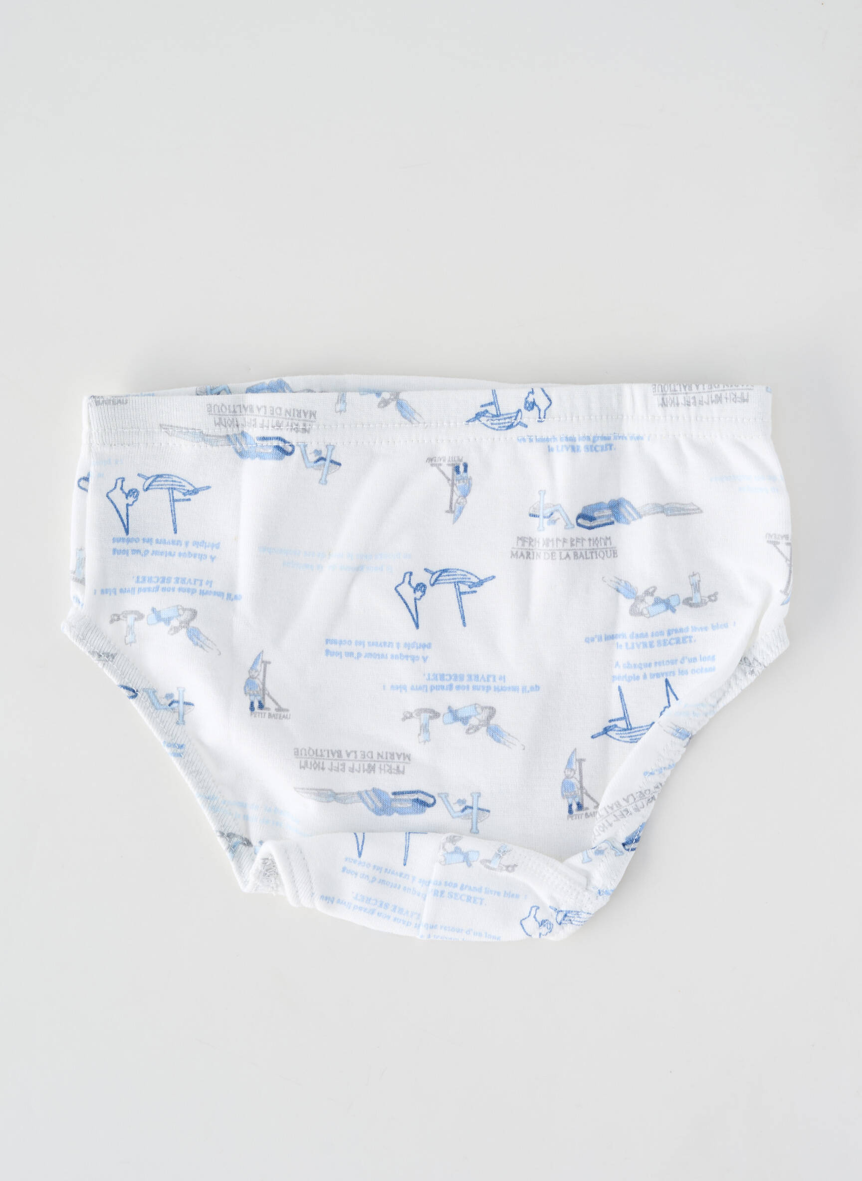 Slip bleu PETIT BATEAU garçon