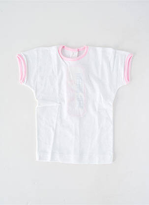 T-shirt coupe cintrée manches courtes rose PETIT BATEAU fille