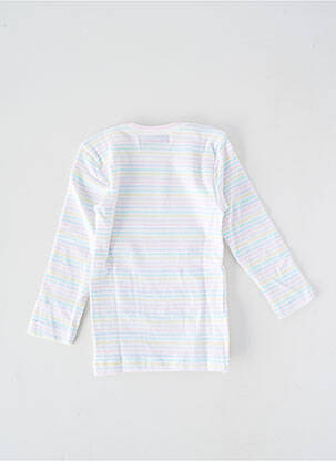T-shirt coupe cintrée manches longues rose PETIT BATEAU fille