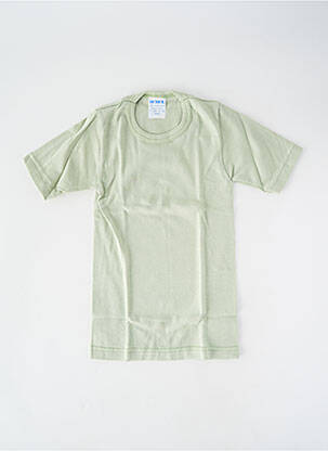 T-shirt stretch manches courtes vert ACHEL garçon