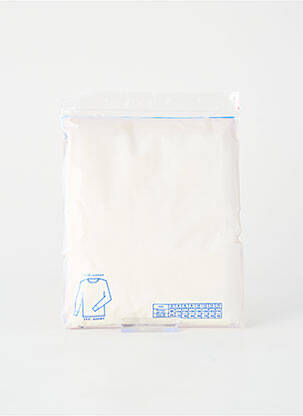 T-shirt manches longues manches longues blanc PETIT BATEAU garçon