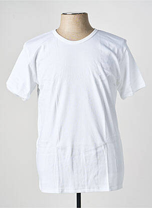 T-shirt stretch manches courtes blanc ACHEL homme