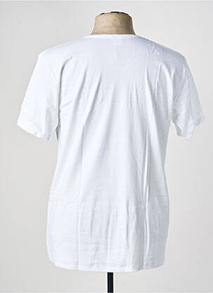 T-shirt stretch manches courtes blanc ACHEL homme