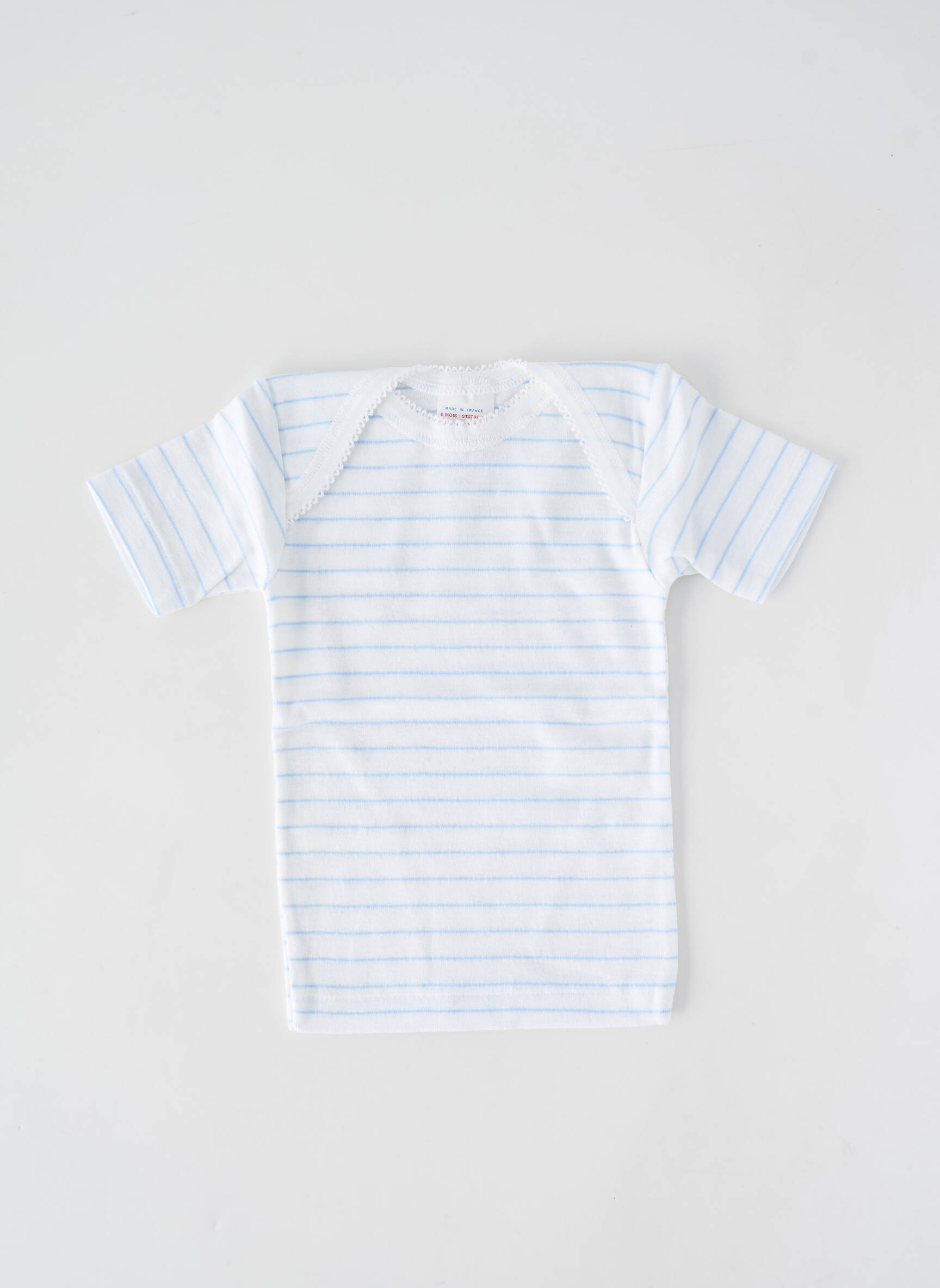 T-shirt stretch manches courtes bleu PETIT BATEAU garçon
