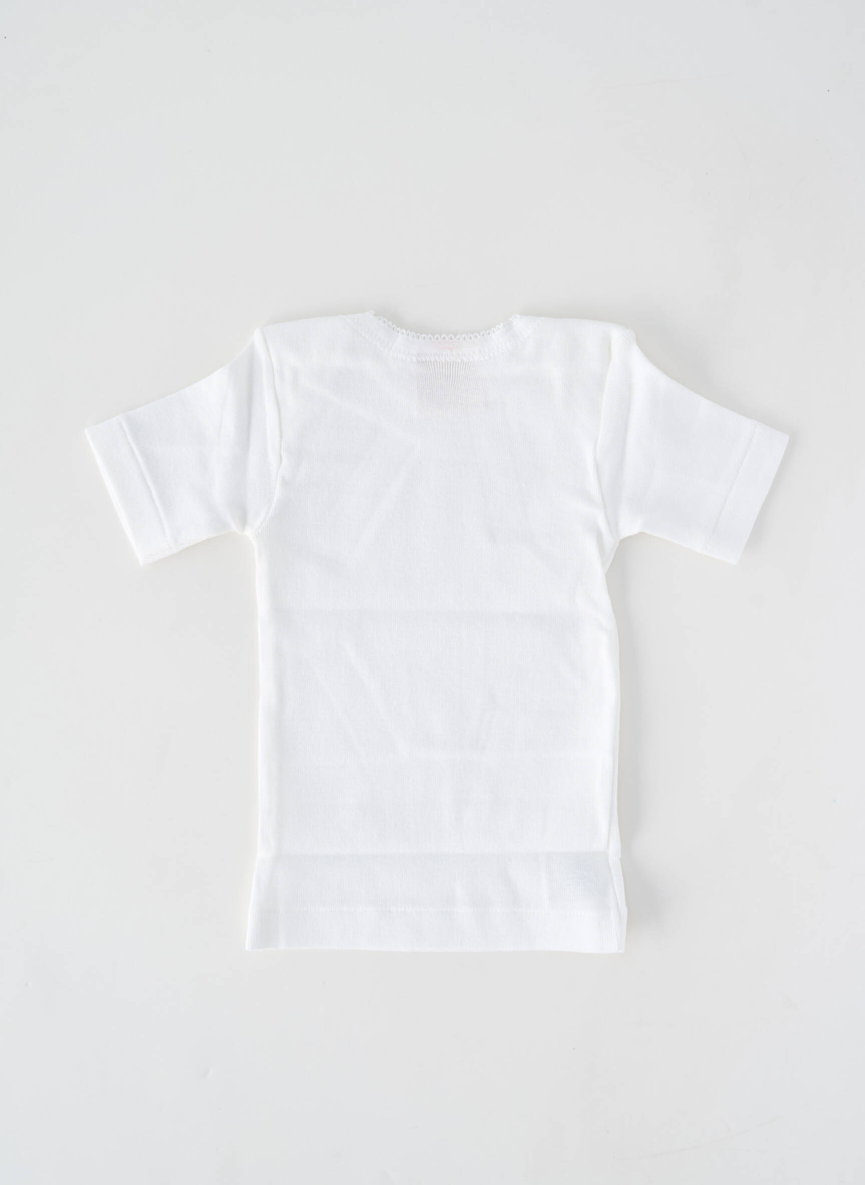 T-shirt stretch manches courtes blanc PETIT BATEAU enfant