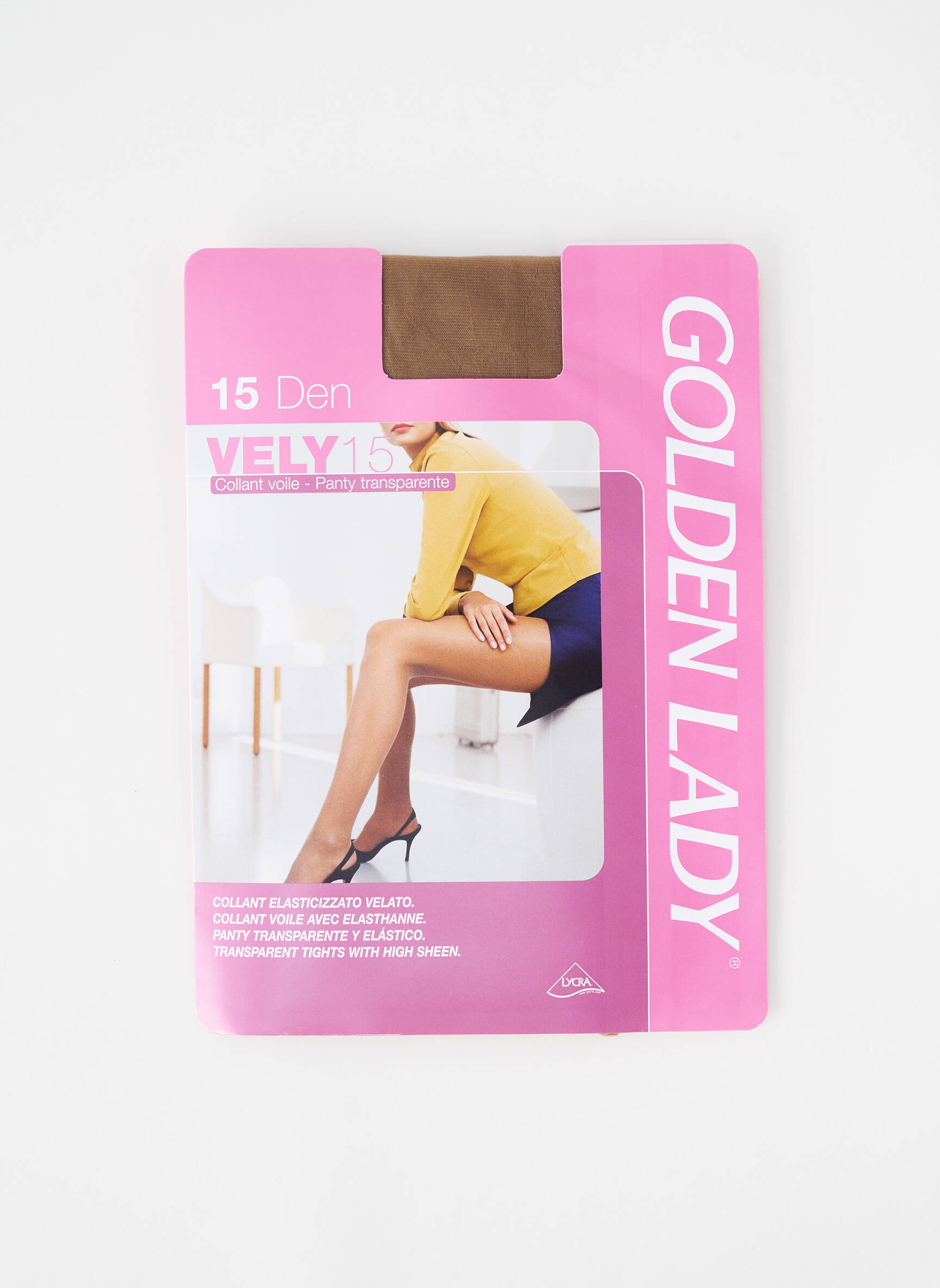 Collants stretch beige GOLDEN LADY femme