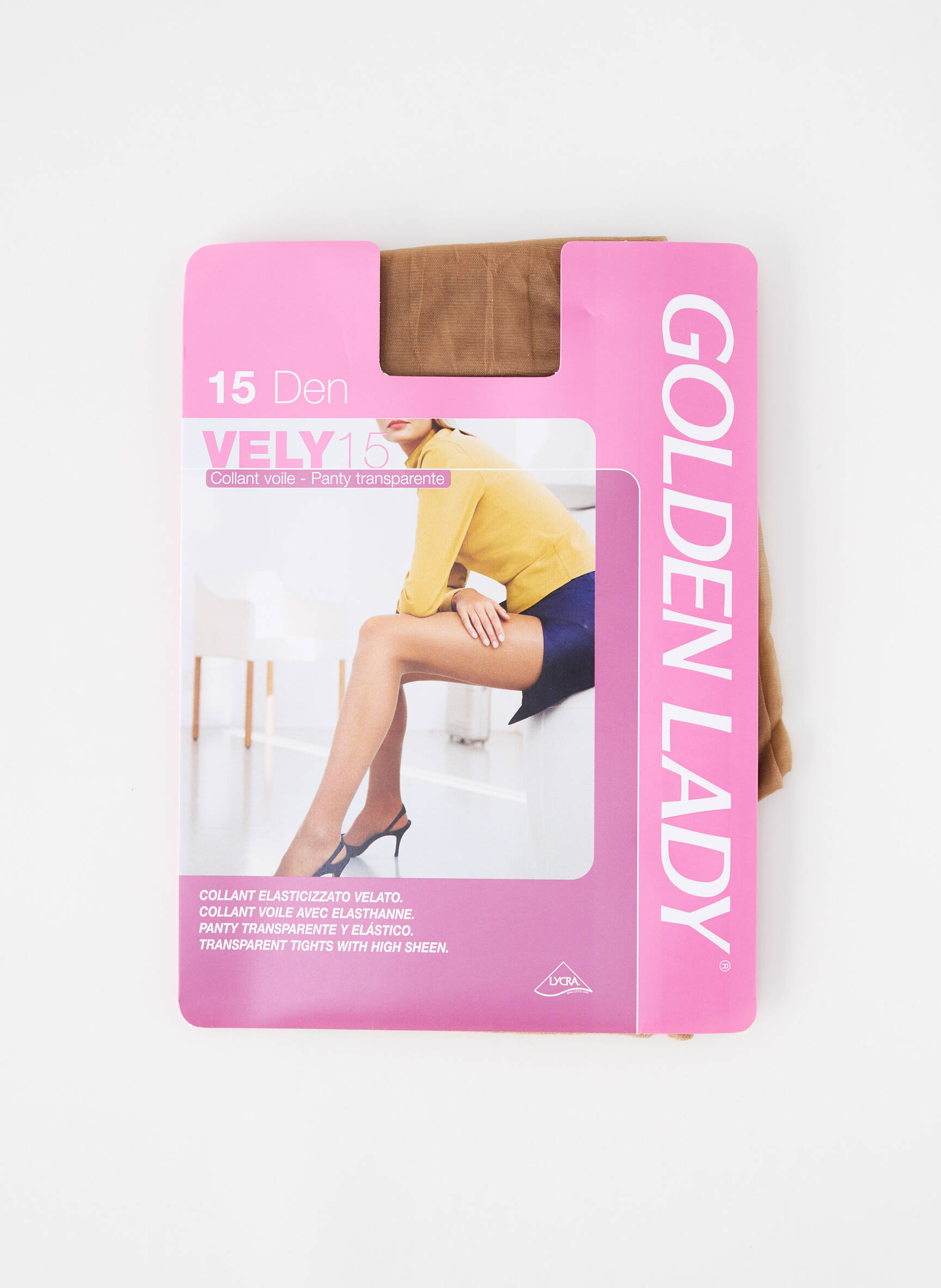 Collants stretch beige GOLDEN LADY femme