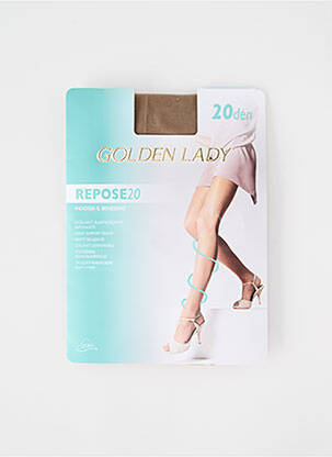 Collants légère et transparente beige GOLDEN LADY femme