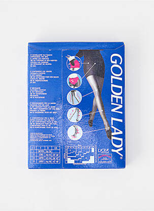 Collants stretch marron GOLDEN LADY femme