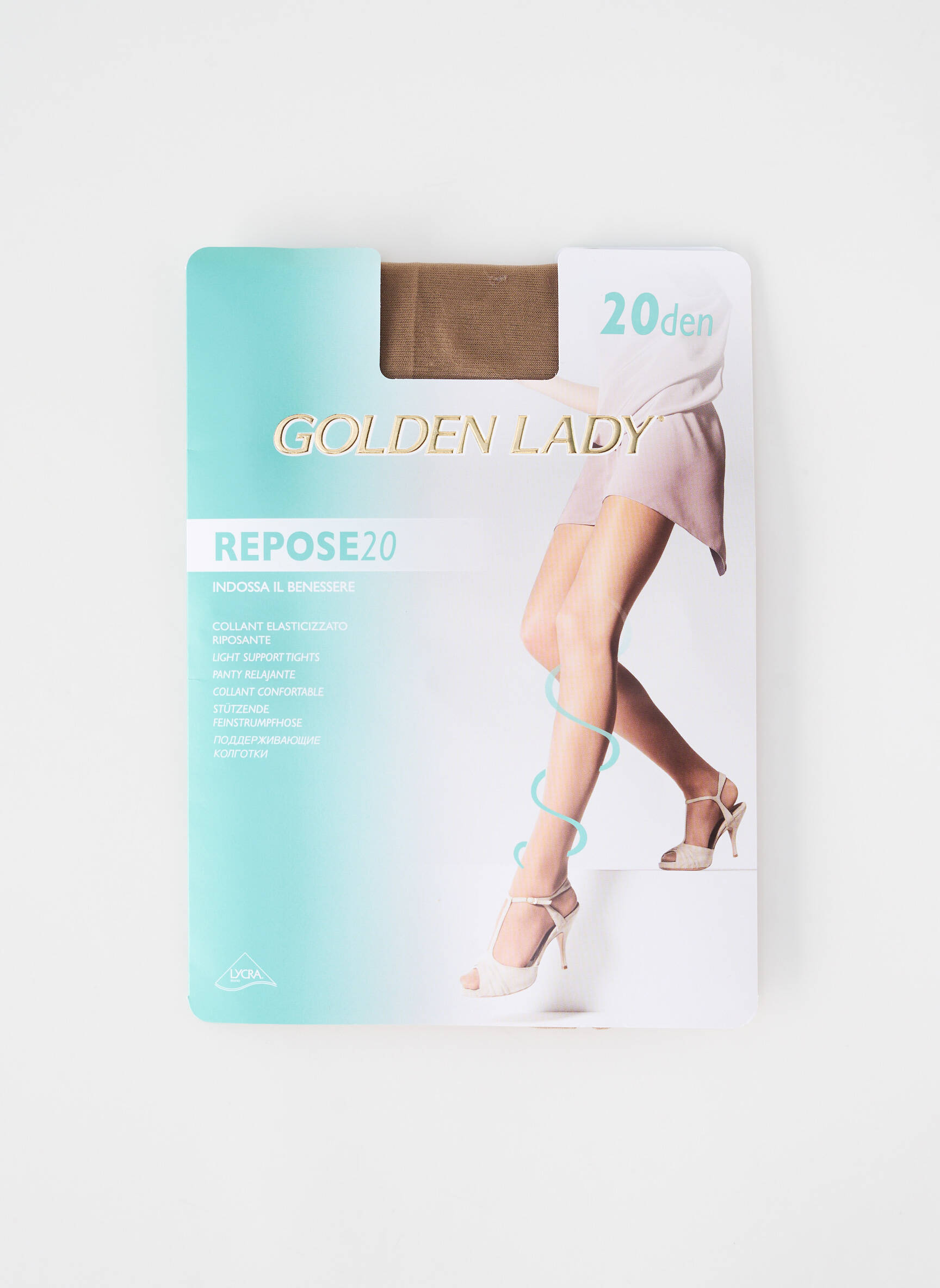 Collants légère et transparente beige GOLDEN LADY femme